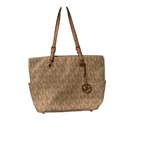 Michael Kors Beige Signature Tote